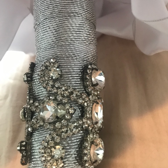 Brooch bouquet handmade silver - Picture 3 of 3